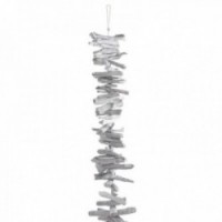 Mobile hanging wooden float