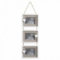 Wooden Wall Hanging Photo Holder
