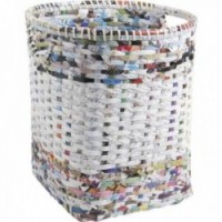 Round baskets in recycled paper