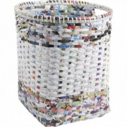 Round recycled paper baskets