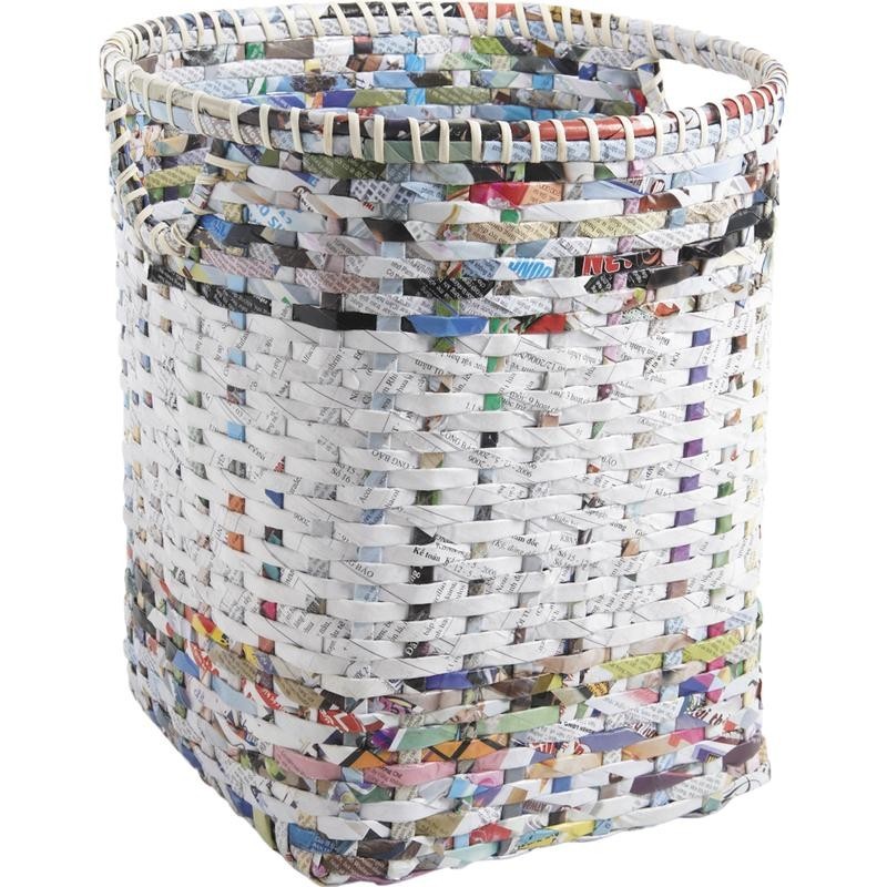 Cestini rotondi in carta riciclata - Boisnature'l