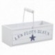 Panier corbeille en bois marin " Les Flots Bleus"