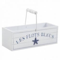 Cesta cesta en madera marina "Les Flots Bleus"