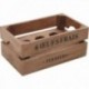 Ei Box Design Mini Holzkoffer für 6 Eier | Rustikaler Kochlager- und Eierhalter