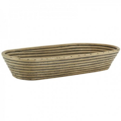 Corbeille à pain en rotin teinté 42 x 17 x 7 cm