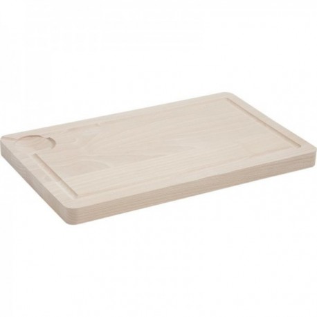 Drewniana deska do krojenia z rowkiem