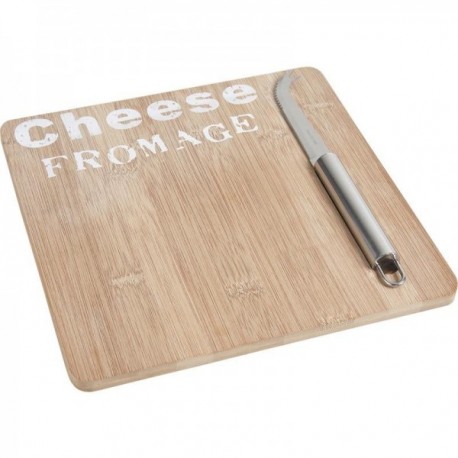 Bambu juustolokero veitsellä