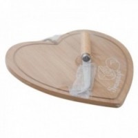 Bambu juustolokero veitsellä