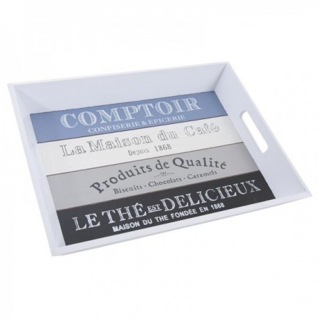 Wiele 2 drewnianych taców