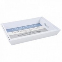 Wiele 2 drewnianych taców