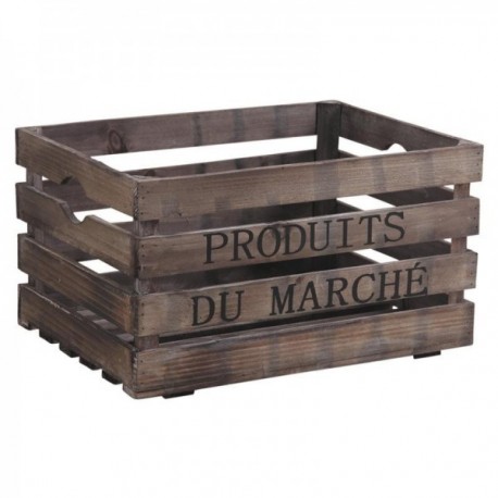 Aufbewahrungsbox aus Holz "Marktprodukte"