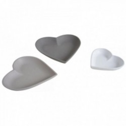 Kubki aperitif serce drewniane