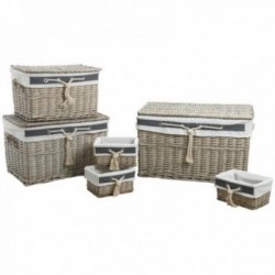 Szare podświetlane pnie i kosze