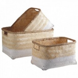 cestas de armazenamento de bambu