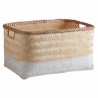 Bamboo storage baskets