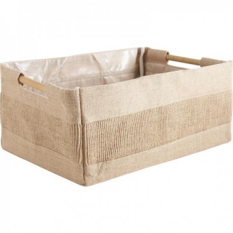 Opvouwbare JUTE-opslagmand