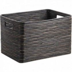 Rattan drawer basket