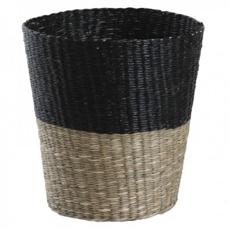 Tonet Natural og Black Junk Desktop Basket