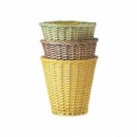 Tinted Wicker Desktop Trash