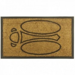 Cicada coco and latex doormat
