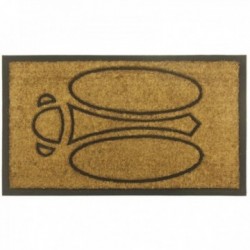 Paillasson cigale en coco et latex