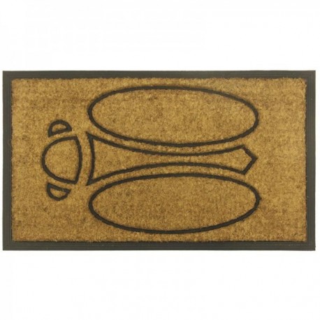 Paillasson cigale en coco et latex