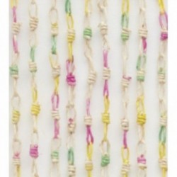 Cortina de porta de corda de milho multicolorida