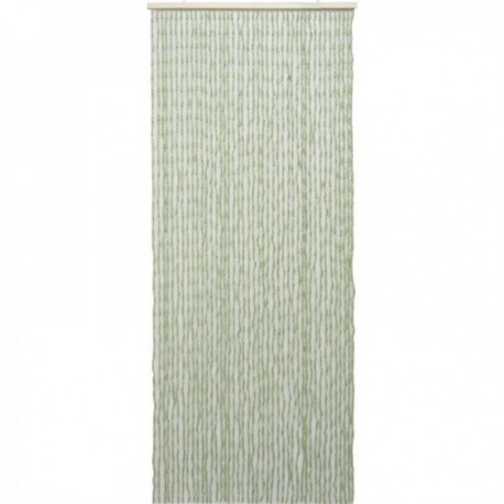 cortina de porta de corda verde