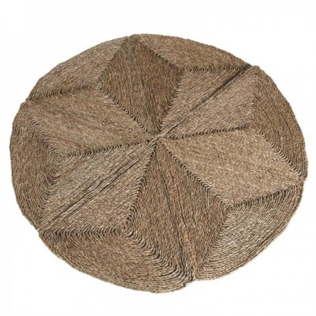 Okrągły dywan w pręcie