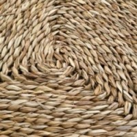 Pyöreä lounge matto sauvalla