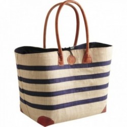 Sailor raffia handbag