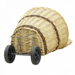 Wicker log cart