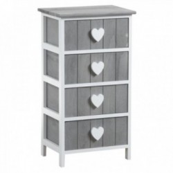 Chest of drawers in gray...