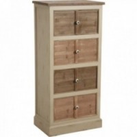 Chest of 4 drawers in solid pine