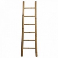 Ladder natural bamboo towel rack