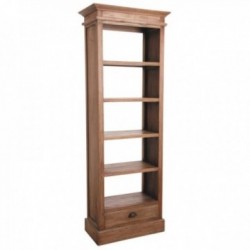 Solid wood shelving bookcase