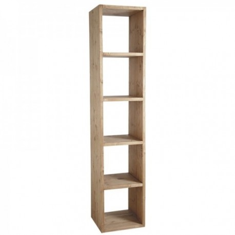Shelf 5 kostek w woskowanym drewnie