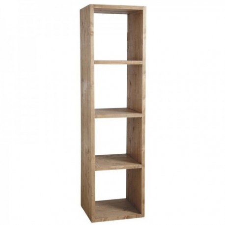 Półka 4 kostki w woskowanym drewnie