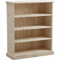 Raw wood shelf 3 shelves