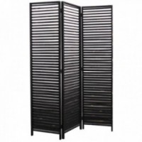 Ekran 3 czarne starzejące się panele drewniane