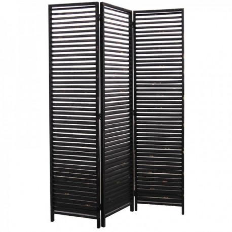 Ekran 3 czarne starzejące się panele drewniane