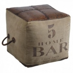 Kwadratowy Puf w bawełnie i...