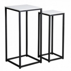 Biały drewniany salde i metal