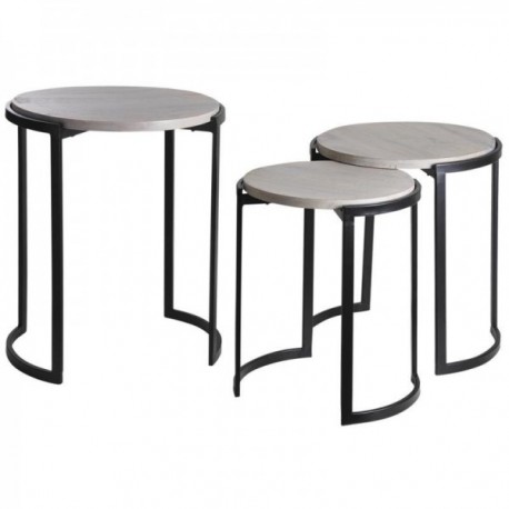 Okrągły siodło w metalu i drewna