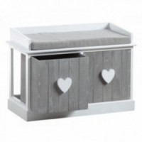 Holzbank mit Schubladen, Möbelbank Schuheingang Raumkleidekleidekörper Deco Chic