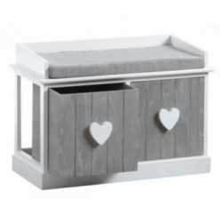 Holzbank mit Schubladen, Möbelbank Schuheingang Raumkleidekleidekörper Deco Chic