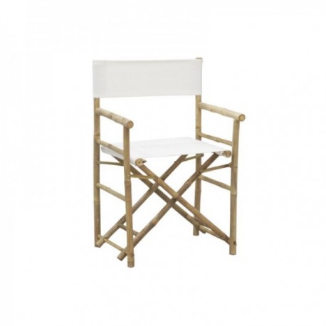 Składany bambusowy fotel reżyserski