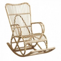 Natural rattan rocking chair
