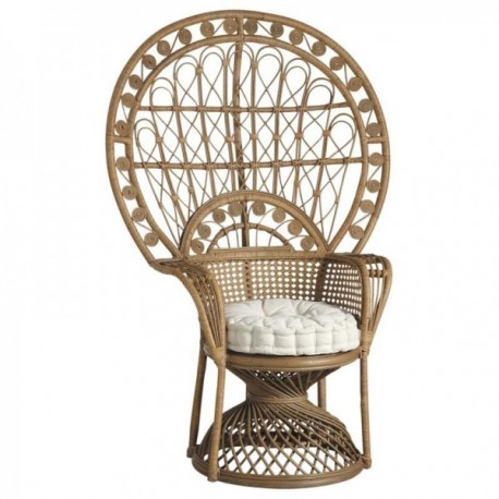 Rattan Emmanuelle Fotel