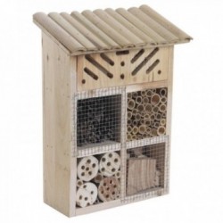 Wooden and bamboo insect house